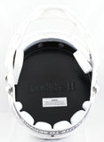 Jonnu Smith Autographed Dolphins F/S Salute 2024 Speed Helmet - Beckett W Holo