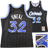 MAGIC SHAQUILLE O'NEAL AUTOGRAPHED M&N 1994-95 HWC JERSEY L BECKETT 235520