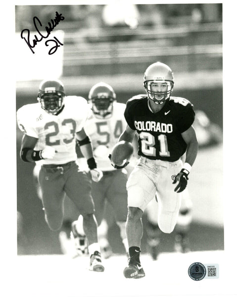 Rae Caruth Autographed Colorado Buffaloes 8x10 Photo Beckett 45191