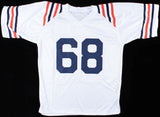 Jim Osborne Signed Bears Jersey (Beckett COA) Chicago Defensive End (1972-1984)