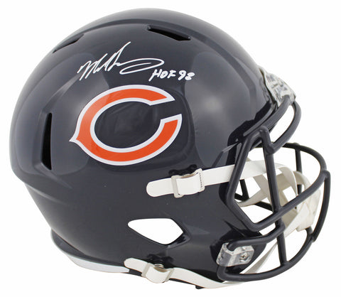 Bears Mike Singletary "HOF 98" Signed Full Size Speed Rep Helmet BAS Witnessed