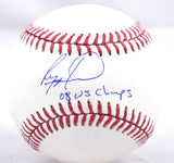 Ryan Howard Signed Rawlings OML Baseball w/ 08 WS Champs - Beckett W Hologram