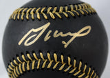 Jose Altuve Autographed Rawlings OML Black Baseball- JSA Witnessed Auth