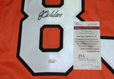 JASON GILDON AUTOGRAPHED SIGNED OKLAHOMA STATE COWBOYS #83 THROWBACK JERSEY JSA