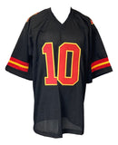 Isiah Pacheco Kansas City Signed Black Football Jersey JSA Hologram