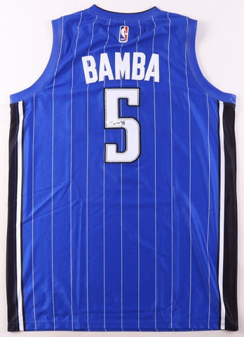 Mo Bamba Signed Magic Jersey (JSA) Orlando 2018 1st Round Pick NBA Draft / Texas