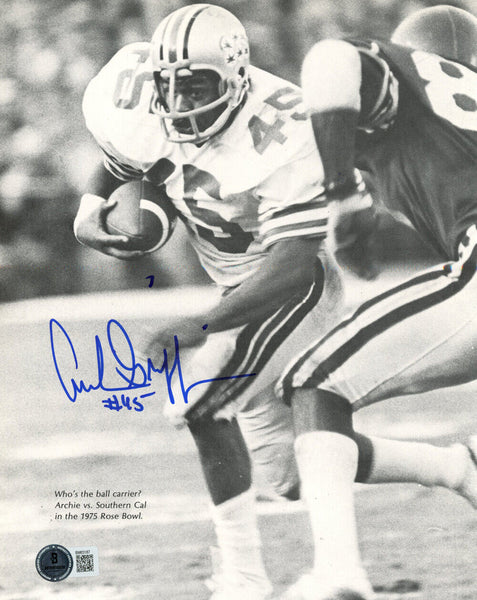 Archie Griffin Autographed Ohio State Buckeyes 8x10 Photo Beckett 47232