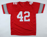 John Brockington Signed Ohio State Buckeyes Jersey (JSA Hologram) Packers R.B.