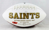 Ricky Williams Autographed New Orleans Saints Logo Football- JSA W Auth *Left