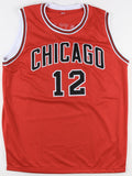 Ayo Dosunmu Signed Chicago Bulls Jersey (Beckett) 2021 Draft Pick U. of Illinois