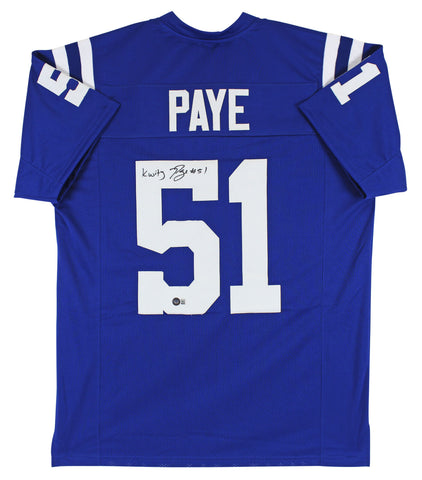 Kwity Paye Authentic Signed Blue Pro Style Jersey Autographed BAS Witnessed