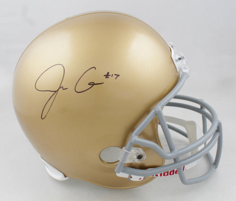 Jack Coan Signed Notre Dame Fighting Irish Full-Size Helmet (JSA COA) 2021 Q.B.