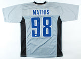 Robert Mathis Signed Indianapolis Colts Jersey (JSA COA) Super Bowl XLI Champ DE