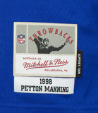 Peyton Manning Signed Colts Mitchell & Ness Throwback Football Jersey Fanatics