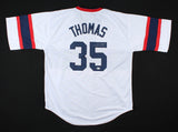 Frank Thomas Signed Chicago White Sox Jersey (Beckett COA) 500 HR Club Member