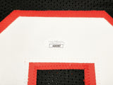 ATLANTA FALCONS ANDRE RISON AUTOGRAPHED BLACK JERSEY "84 TD" JSA STOCK #233378