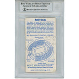 Tony Dorsett Autographed 1976 Pitt Panthers Ticket Stub Heisman Beckett 45940