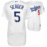 COREY SEAGER Autographed Authentic Dodgers White Jersey FANATICS