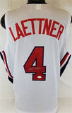 Christian Laettner Signed White Team USA Jersey (JSA) 1992 Gold Medal Dream Team