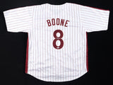 Bob Boone Signed Philadelphia Phillies Pinstriped Jersey (PSA COA) 1980 Champion