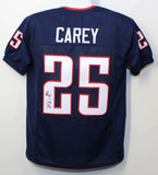 Kadeem Carey Autographed Arizona Wildcats XL Blue Jersey JSA 20994