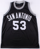 Artis Gilmore Signed San Antonio Spurs Jersey With Inscription (Leaf COA)