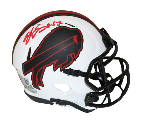 A.J. Epenesa Autographed Buffalo Bills Lunar Mini Helmet Beckett 35076