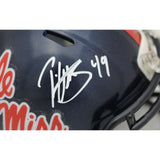 Patrick Willis Signed Ole Miss Running Rebels Mini Helmet Beckett 44420