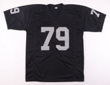 Bob Golic Signed Los Angeles Raiders Jersey (JSA COA) 3xPro Bowl Def. Tackle