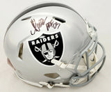 MARCUS ALLEN "HOF 03" SIGNED RAIDERS F/S SPEED AUTHENTIC HELMET BECKETT COA