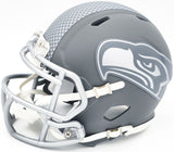 DEVON WITHERSPOON AUTOGRAPHED SEAHAWKS SLATE GRAY MINI HELMET MCS HOLO 229506