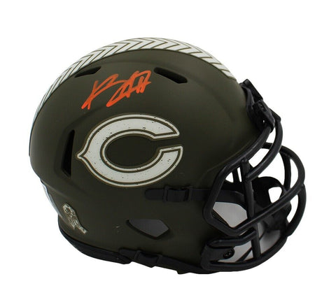 Keenan Allen Signed Chicago Bears Speed Salute to Service NFL Mini Helmet