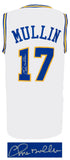 Chris Mullin Signed White Custom Basketball Jersey - (SCHWARTZ COA)