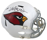 Cardinals Kurt Warner Authentic Signed Full Size Speed Rep Helmet BAS Witnessed