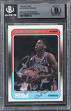 Bulls Dennis Rodman "HOF 2011" Signed 1988 Fleer #43 Rookie Card BAS Slabbed 1