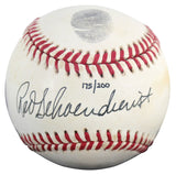 Red Schoendienst Signed Thumbprint Baseball LE #'d/200 w/ Display Case BAS