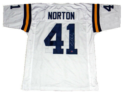 KEN NORTON JR SIGNED AUTOGRAPHED UCLA BRUINS #41 WHITE JERSEY GTSM