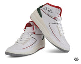 Michael Jordan Autographed Nike Air Jordan 2 'Italy' 2023 Shoes UDA LE 23