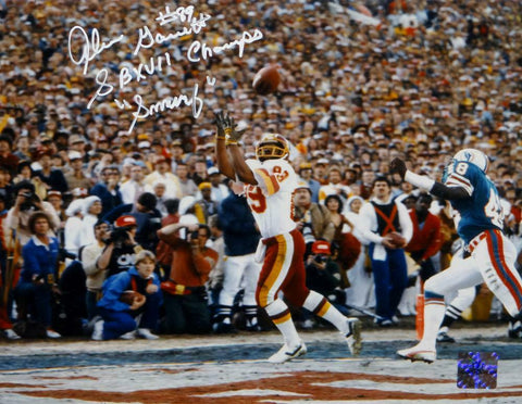 Alvin Garrett Signed Redskins 8x10 Endzone Catch Photo- The Jersey Source Auth