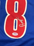 Isaiah Stewart signed jersey PSA/DNA Detroit Pistons Autographed