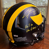 Charles Woodson Signed Wolverines FS AUTHENTIC Helmet W/Hail to Victors Fanatics