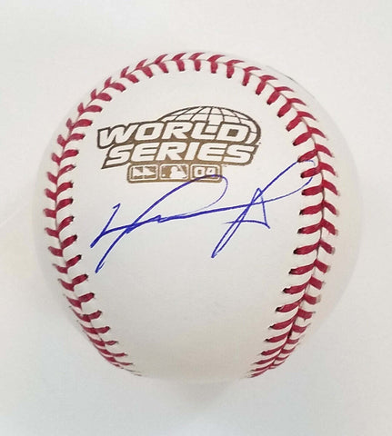 David Ortiz Signed Boston Red Sox 2004 World Series Baseball Beckett Witnessed