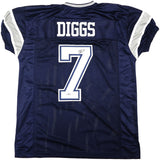 DALLAS COWBOYS TREVON DIGGS AUTOGRAPHED SIGNED BLUE JERSEY PSA/DNA STOCK #233669