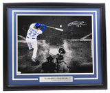 Vladimir Guerrero Jr. Signed Framed 16x20 Blue Jays Spotlight Hit Photo JSA