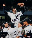 Doc Gooden Signed NY Yankees 8x10 Celebrating Photo- MLB Authenticated *Black