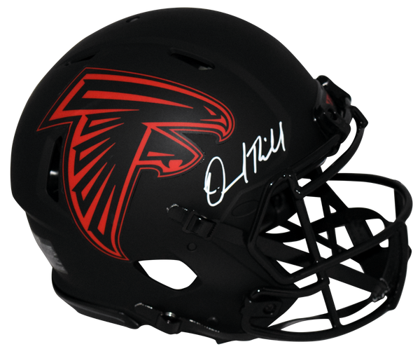 DESMOND RIDDER SIGNED ATLANTA FALCONS ECLIPSE AUTHENTIC SPEED HELMET BECKETT