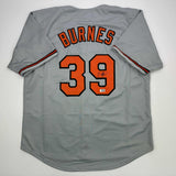 Autographed/Signed Corbin Burnes Baltimore Grey Baseball Jersey Beckett BAS COA