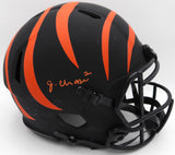 Ja'Marr Chase Autographed Bengals Eclipse Authentic Full Size Helmet Beckett