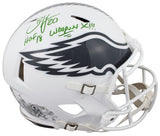 Eagles Brian Dawkins Signed STS III F/S Speed Proline Helmet W/ Case BAS Witness