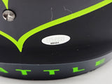 DEVON WITHERSPOON AUTOGRAPHED SEAHAWKS ECLIPSE BLACK FULL SIZE HELMET MCS 235443